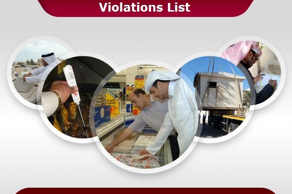 Violation list