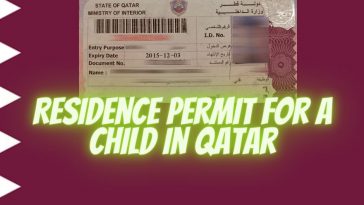 Residence Permit for a child in Qatar