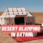 Desert glamping in Qatar