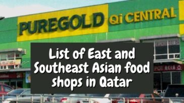 List of East and Southeast Asian food shops in Qatar