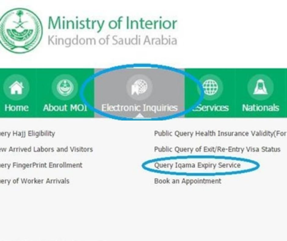 Electronic Enquiries KSA Iqama