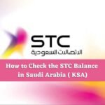 How to Check the STC Balance in Saudi Arabia ( KSA)