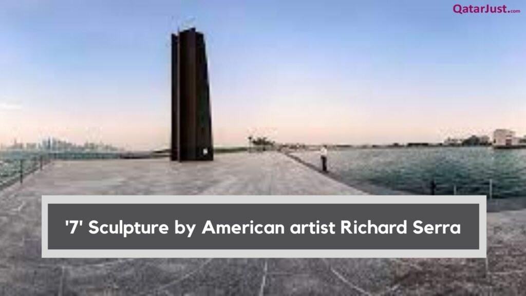 '7' Sculpture by American artist Richard Serra