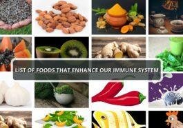 List of foods that enhance our Immune system