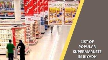 List of popular supermarkets in Riyadh