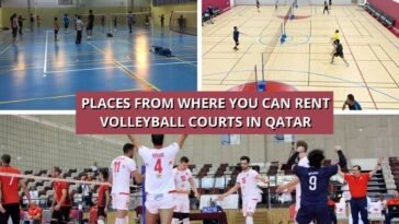 Places from where you can rent volleyball courts in Qatar