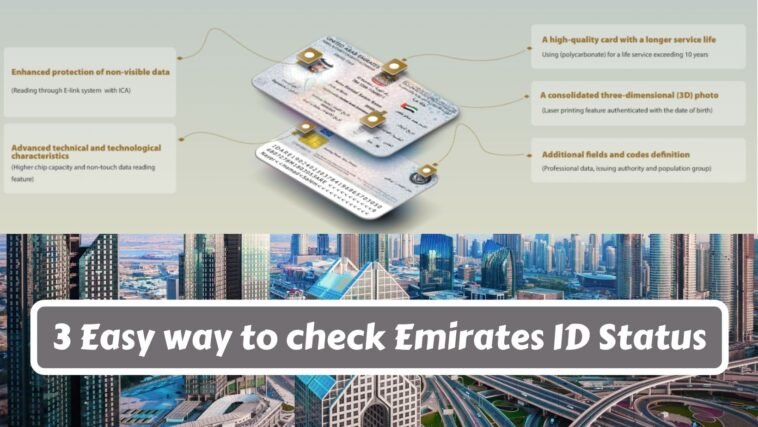 3 Easy way to check Emirates ID Status