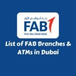 List of Dubai FAB Branches and ATM