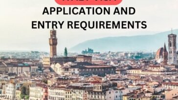 Italy visa application and entry requirements