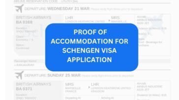 Proof of Accommodation for Schengen Visa Application