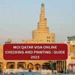 MOI Qatar Visa Online Checking and Printing Guide 2023
